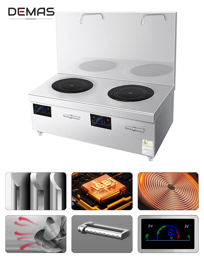 Thông tin chi tiết bếp từ đôi mặt phẳng