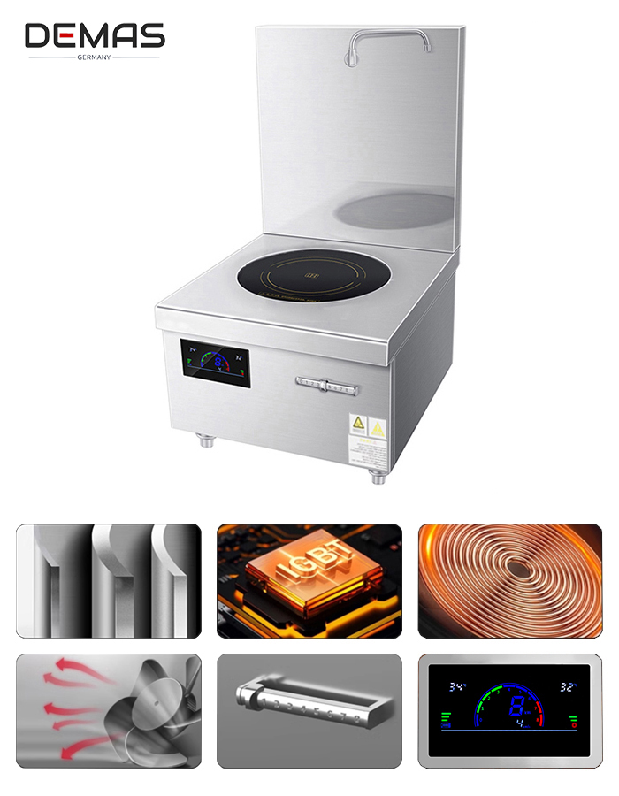 Thông tin về bếp từ công nghiệp đơn mặt phẳng