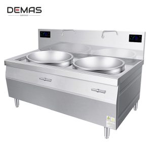 Hình ảnh bếp từ đôi chảo lõm