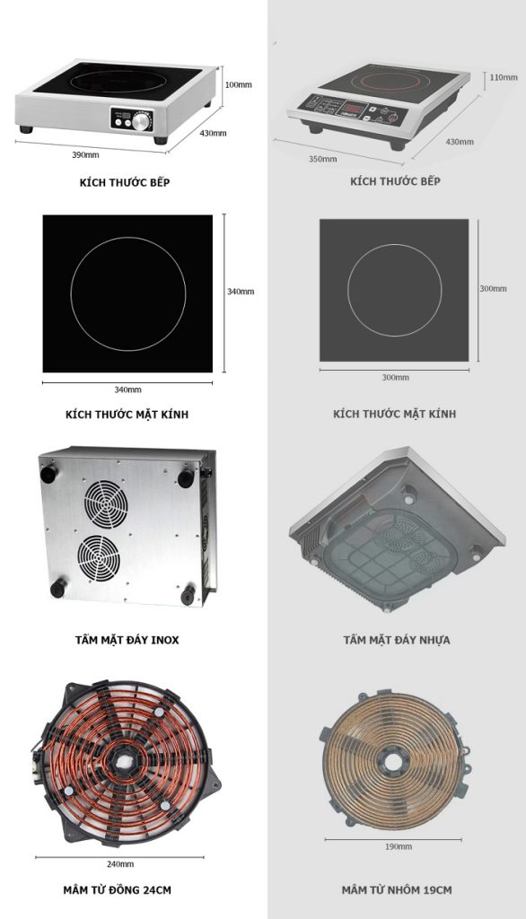 Bếp từ công nghiệp Demas