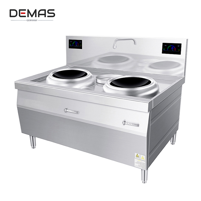 Hình ảnh bếp từ công nghiệp đôi mặt lõm DM-LS400X2