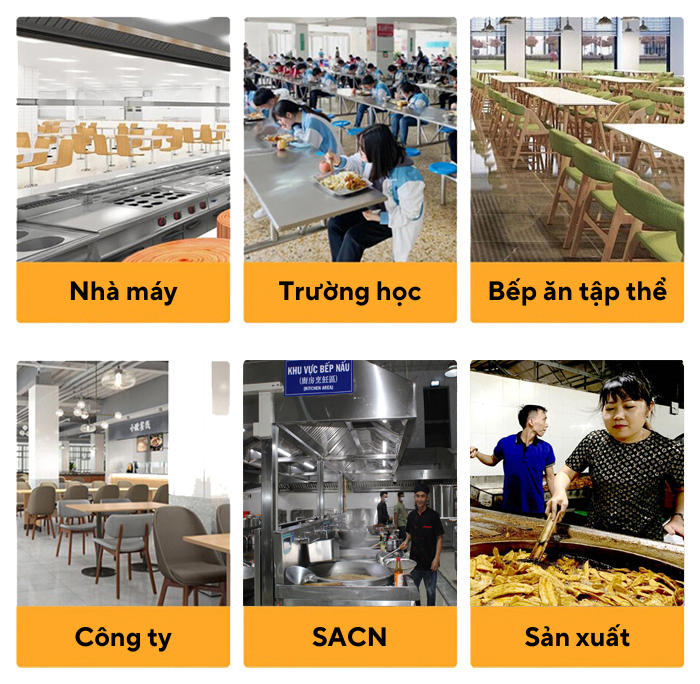 Bếp hầm điện từ công nghiệp 200 lít sử dụng ở những đâu?