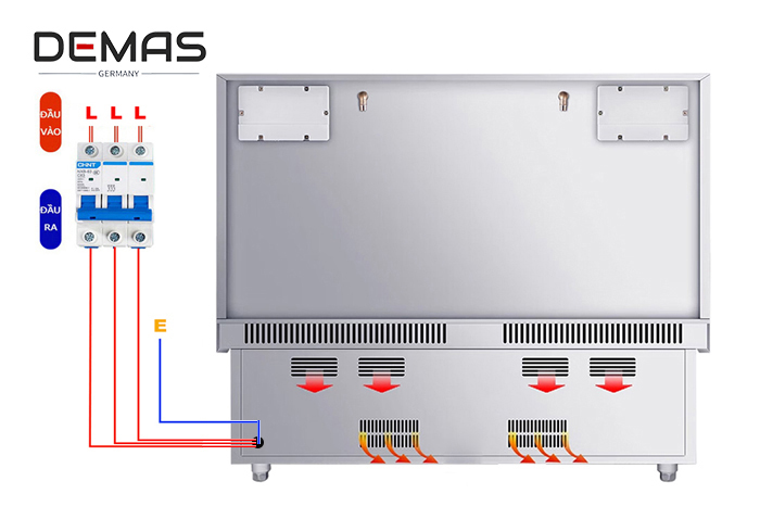 Hướng dẫn lắp đặt bếp từ đôi công nghiệp 15kw mặt phẳng