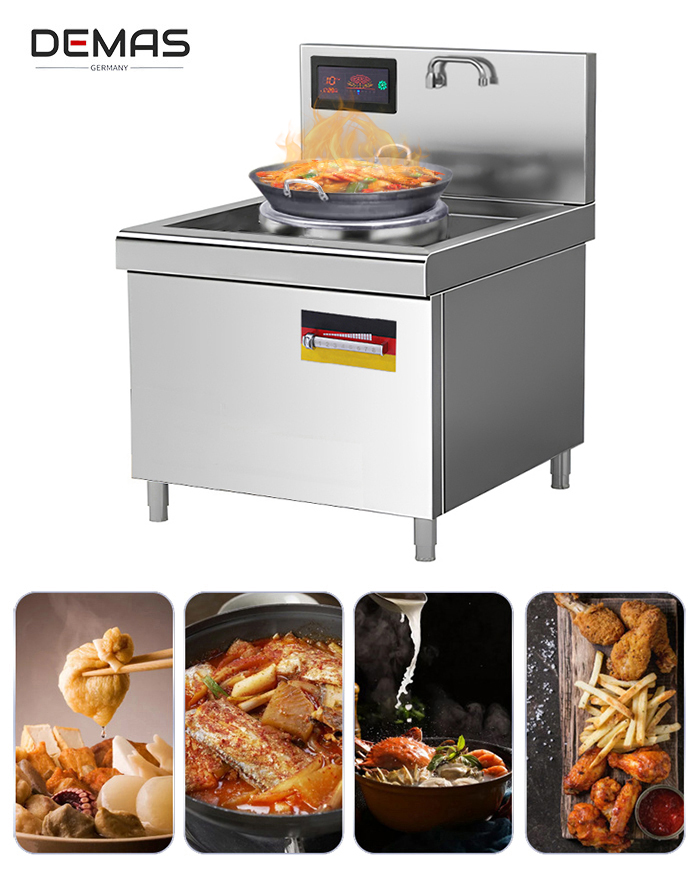 Bếp từ đơn 15kw mặt lõm chức năng dùng để làm gì