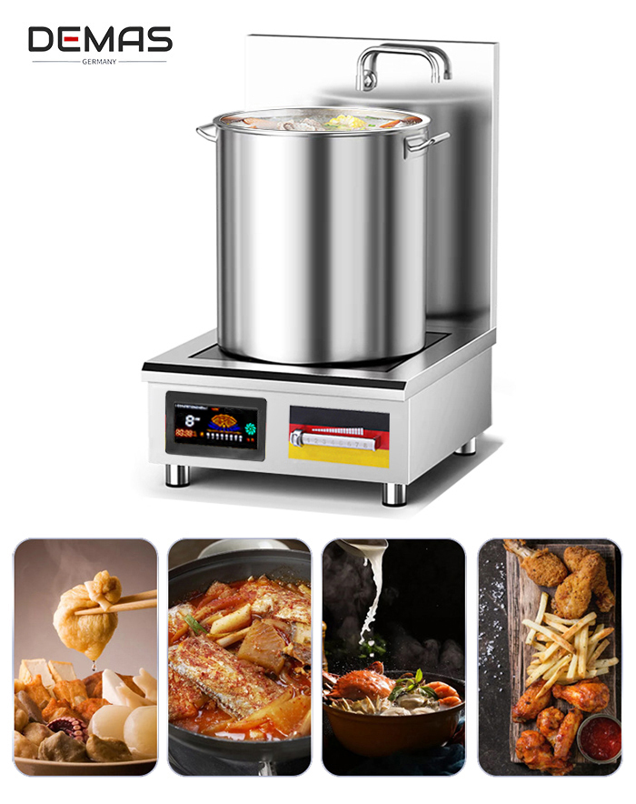 Chức năng chính của bếp từ đơn 8kw mặt phẳng