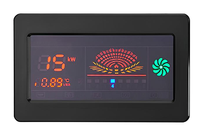 đèn hiển thị bếp từ công nghiệp đơn 15kw mặt lõm