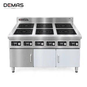 Bếp điện từ 6 họng công nghiệp 3500W & 5000W