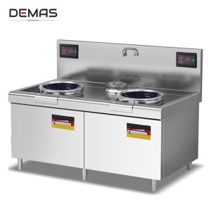 Bếp từ đôi 12kw mặt lõm