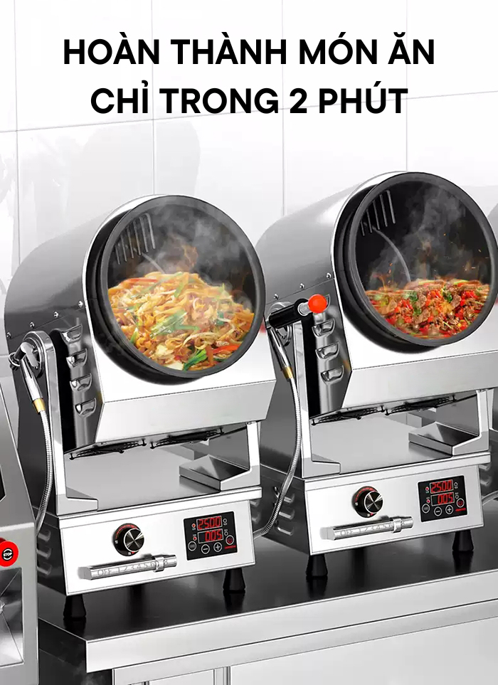 bếp xào tự động