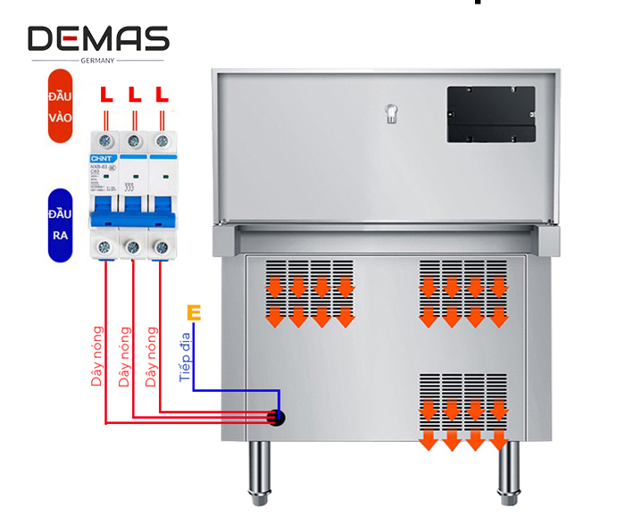 Hướng dẫn lắp đặt bếp hầm điện từ công nghiệp 200 lít