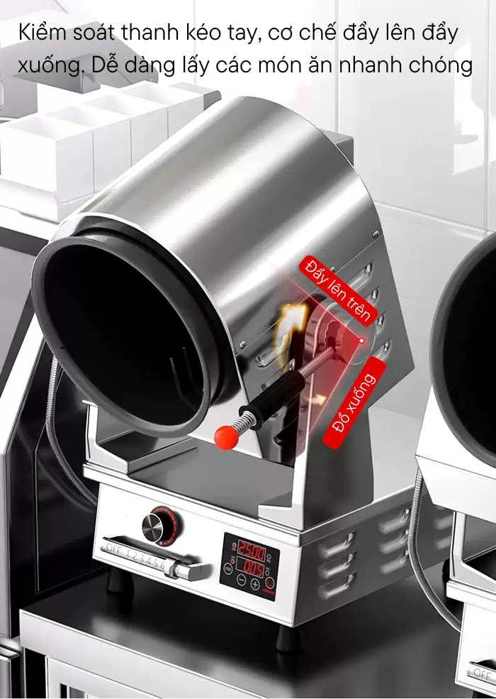 máy xào tự động