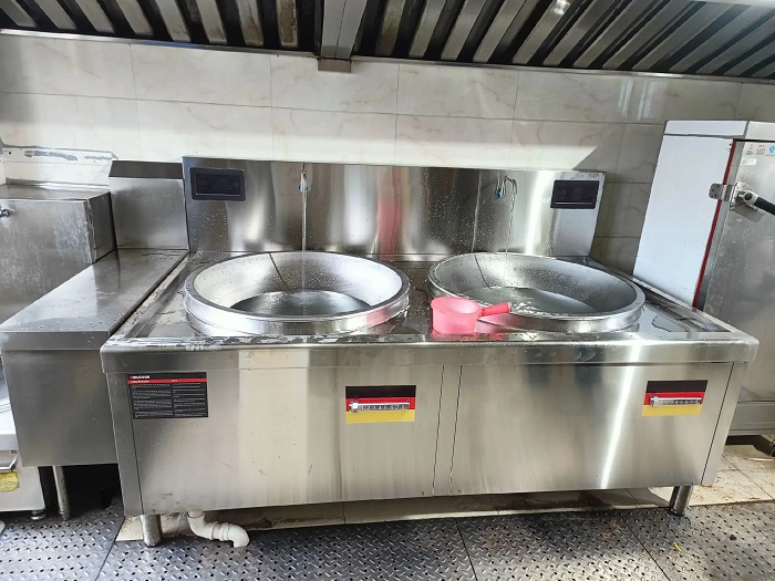 Bếp từ đôi 15kw chảo liền 700mm