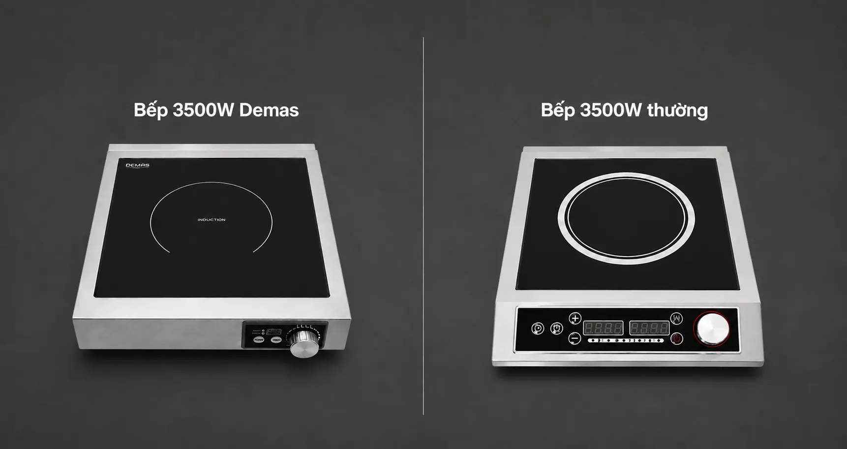 Vì sao nên chọn bếp 3500W Demas?