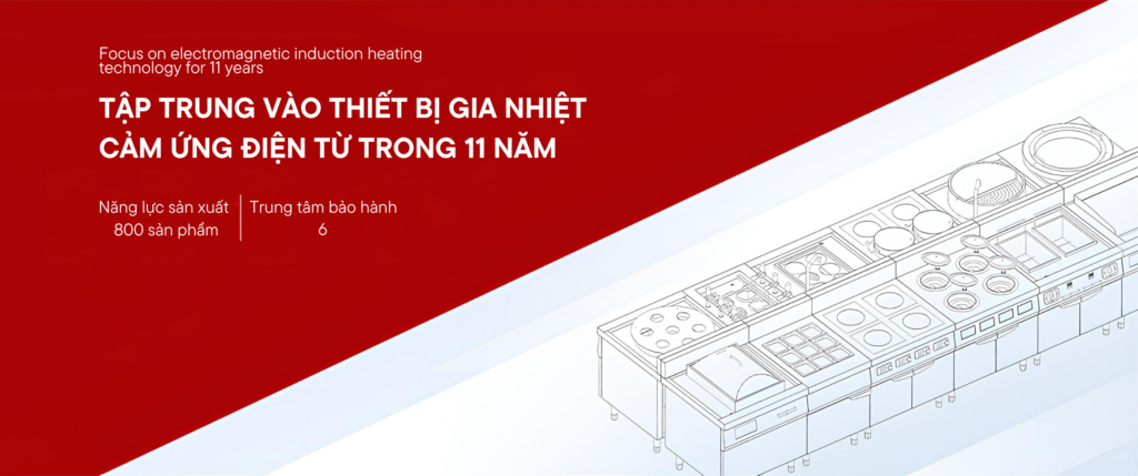 Bếp từ công nghiệp Demas