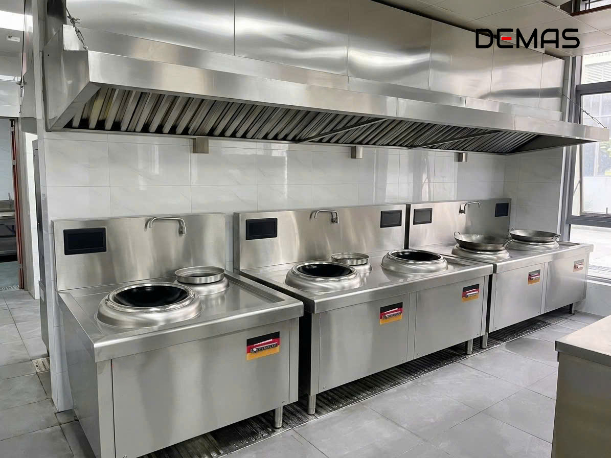 Dự án lắp đặt bếp từ công nghiệp cho nhà máy Hong Sheng